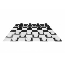 XXXL Giga Damspel (Checkers, 8x8 vakken) - UV beschermd