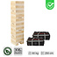 Ubergames Mega Super Stapel-tower tot 250 cm hoog - Hardhout