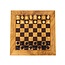 Ubergames Olive Burl Schachspiel - Modernen SchachFiguren - Brett 40x40 cm - handgefertigt