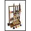 Prachtige 6 persoons Professionele Croquet set -met Trolley