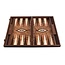 Manopoulos Walnut Burl Backgammon - 48 x 30 cm - Handgefertigt - Luxus