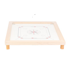 Carrom bord houten POTEN - 4 stuks - 5x3 cm - ter verhoging van uw bord