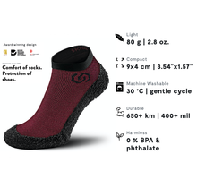 Limited Edition Barfußläufer - Bordeaux - Shoe Sock