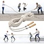 Doctor Sport Springseil - 10 Meter - Baumwolle mit Holzgriffen. Metalldrehmechanismus