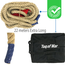 Doctor Sport 22 meter Extra Long Touwtrektouw - 100% Jute - 30 mm in handige opberg-draagtas