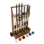 Ubergames Master Croquet Set, 6 Personen, ultimatives Set, 16 mm dicke Tore, 16 Unzen Plastikkugeln