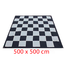 Ubergames Lebensgröße Chess Checkerboard - 520x520 cm - Robustes Nylon mit Heringen