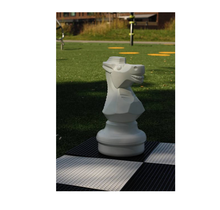Schachfigur, Springer 45 cm, Weiß