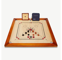 Carrom, ECO-hardhout  Junior - Portable - 68x68  cm ®️Designed in UK - Prachtig afgewerkt - Kwaliteit & Klasse - ECO Made in India