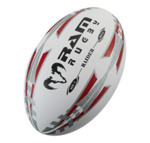 Raider Match 2.0 - Wettkampf Rugbyball - 3D Grip - Nr. 1 Rugby-Brand in Europe - Perfekte Form und Langlebigkeit