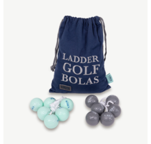 Ladder Golf Bola's - Hard - 3 Groen & 3 Grijs - Echte Golfballen