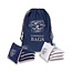 Ubergames World Cornhole League Cornhole Bean Bags – 4 Marineblau und 4 Weiß