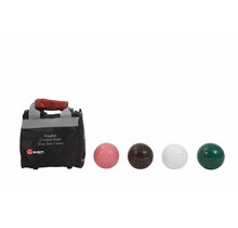 4 houten Croquet ballen - 340 gr, netjes in tas
