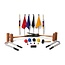 Decathlon Professionele Croquet set, 4-persoons, unieke kunststof ballen, sterke stalen poorten