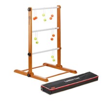 Prof. Ladder Golf Spinning Ladder Spiel - Leitergolf Fluor Orange Gelb, echte Golfbolas