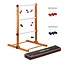 Decathlon Prof. Laddergolf Spinladder set van Ubergames. SOFT ballen: Blauw/Rood