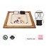 Decathlon Toernament Carrom spiel - 12 kg. Hartholz India - mit Tisch und Tasche  - ®️Designed in UK - wunderschön verarbeitet - Qualität und Klasse – ECO Made in India