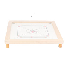 Carrom bord houten POTEN - 4 stuks - 5x3 cm - ter verhoging van uw bord