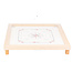 Decathlon Carrom bord houten POTEN - 4 stuks - 5x3 cm - ter verhoging van uw bord