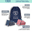 Ubergames World Cornhole League - 8 Bean Bags - Langsame & Schnelle Seite - in luxus Tasche - Profi - Amerika design