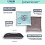 Ubergames World Cornhole League - 8 Bean Bags - Slow & Fast side - in luxus Tasche - Profi - Grun und Blau