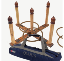 Quoits, Ringwerpen, in nette tas, made in India