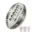 RAM Rugby Raider Match 2.0 - Wedstrijd Rugbybal - 3D Grip - Nr. 1 Rugby Merk in Europa - Perfecte vorm en Duurzaam