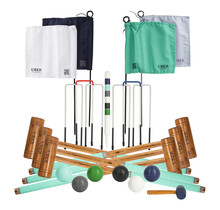 Croquet set - Origineel Engels Tuinspel - 6 persoons Croquet draag Tas Klasse en Geweldig