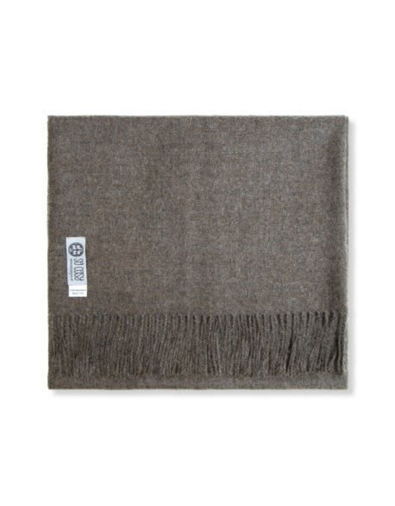 So Cosy Scarf 100% Baby Alpaca Dark Brown