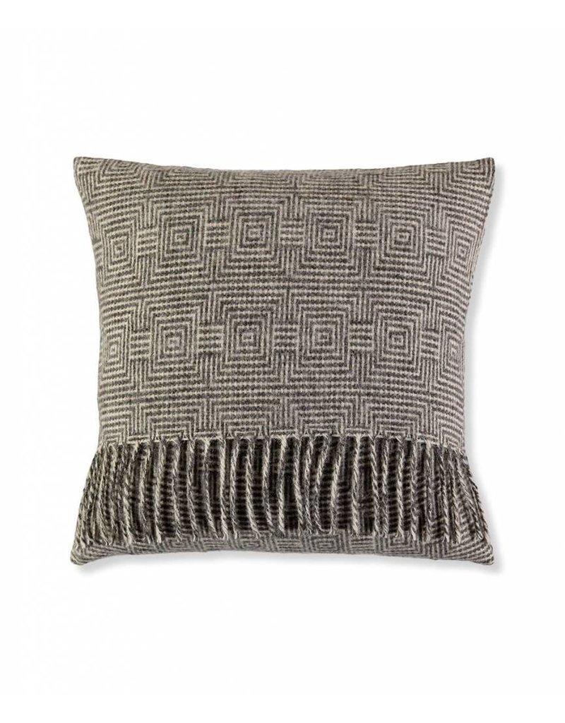 So Cosy Cushion 100% virgin wool Squares Soft gray