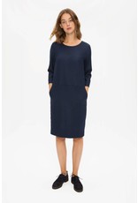 Zenggi Flannel Shift Dress Midnight Blue