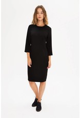 Zenggi Fitted Crepe Dress Black