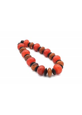 Necklace with large beads