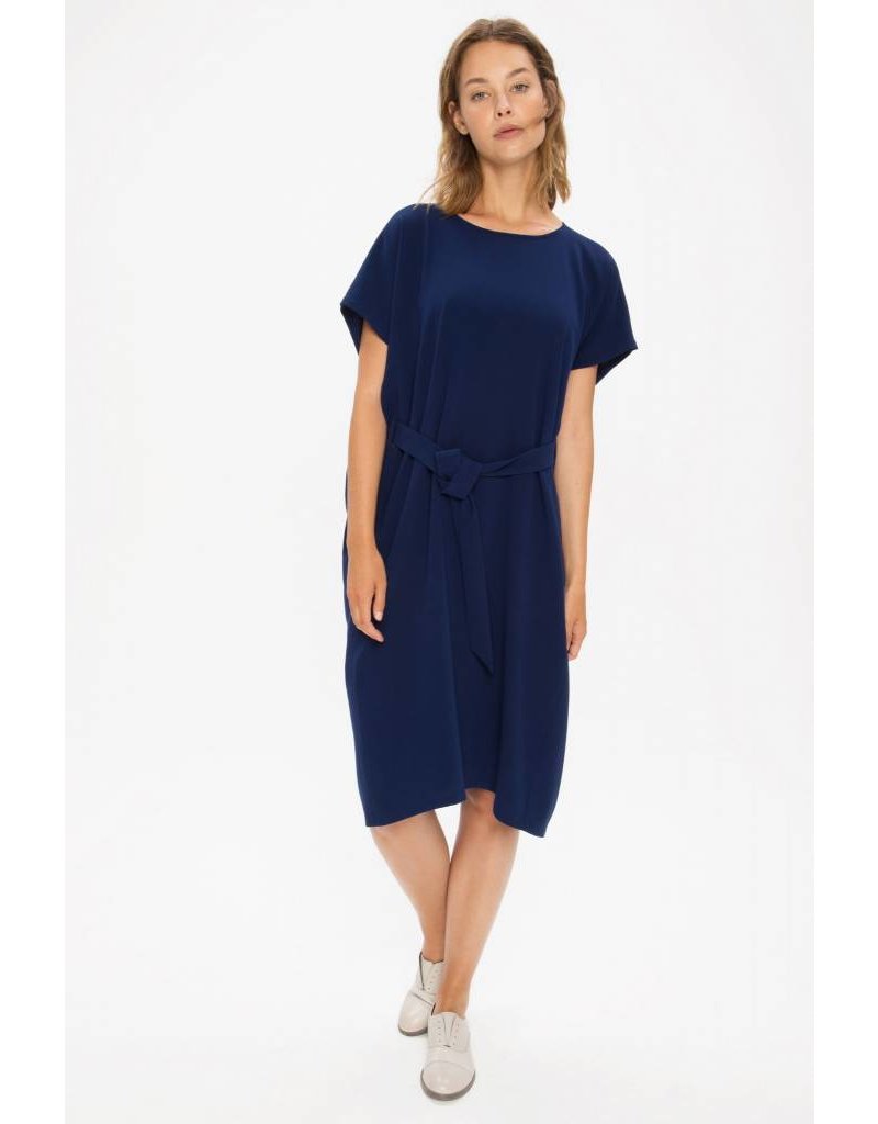 Zenggi Oversized Drapy Dress Royal Blue
