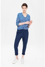 Zenggi Relaxed Pants in Cotton Mix Royal Blue