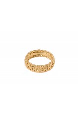 Wouters & Hendrix Textured ring gold