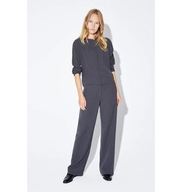 Zenggi WIDE LEG CREPE PANTS GREY