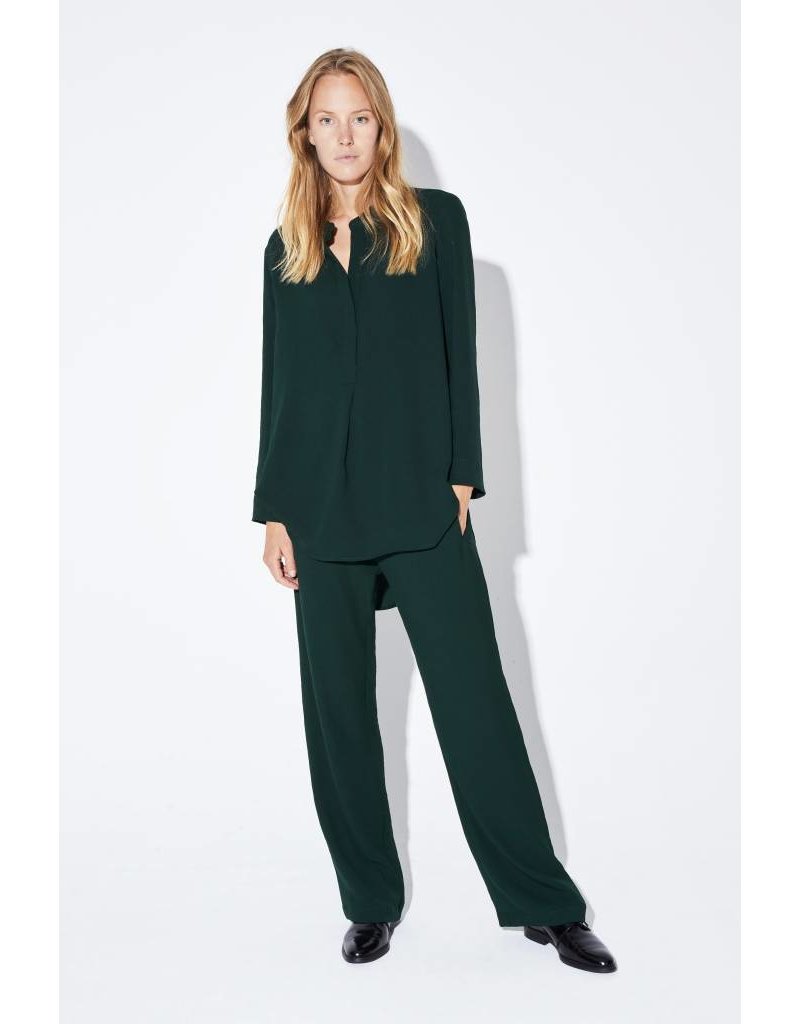 Zenggi DRAPY PANTS DEEP GREEN