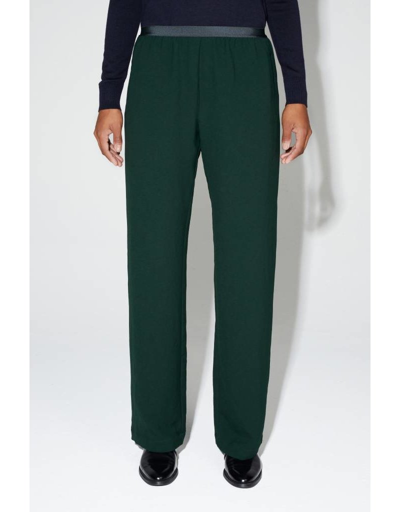 Zenggi DRAPY PANTS DEEP GREEN