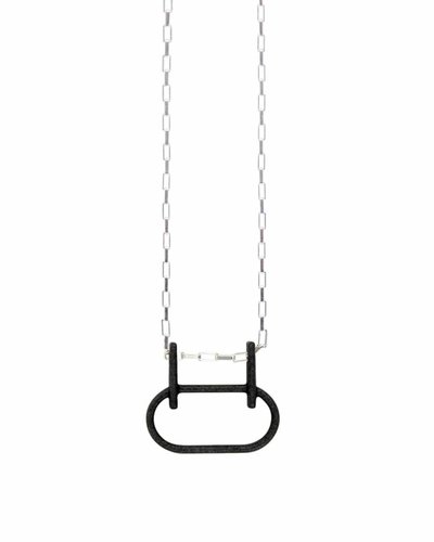 Ola Oval short necklace black