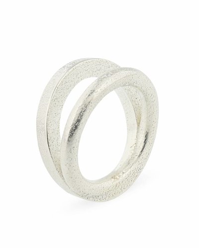 Ola Ring Contrast I Zilver