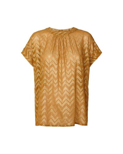 Lollys Laundry Zigzag foil print Top