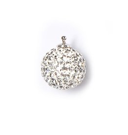 Heide Heinzendorff Changeable hanger crystal ball silver/white