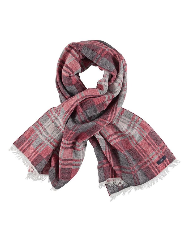 Scarf red / blue / white checked