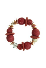 Bracelet red beads