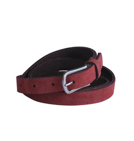 Belt leather red