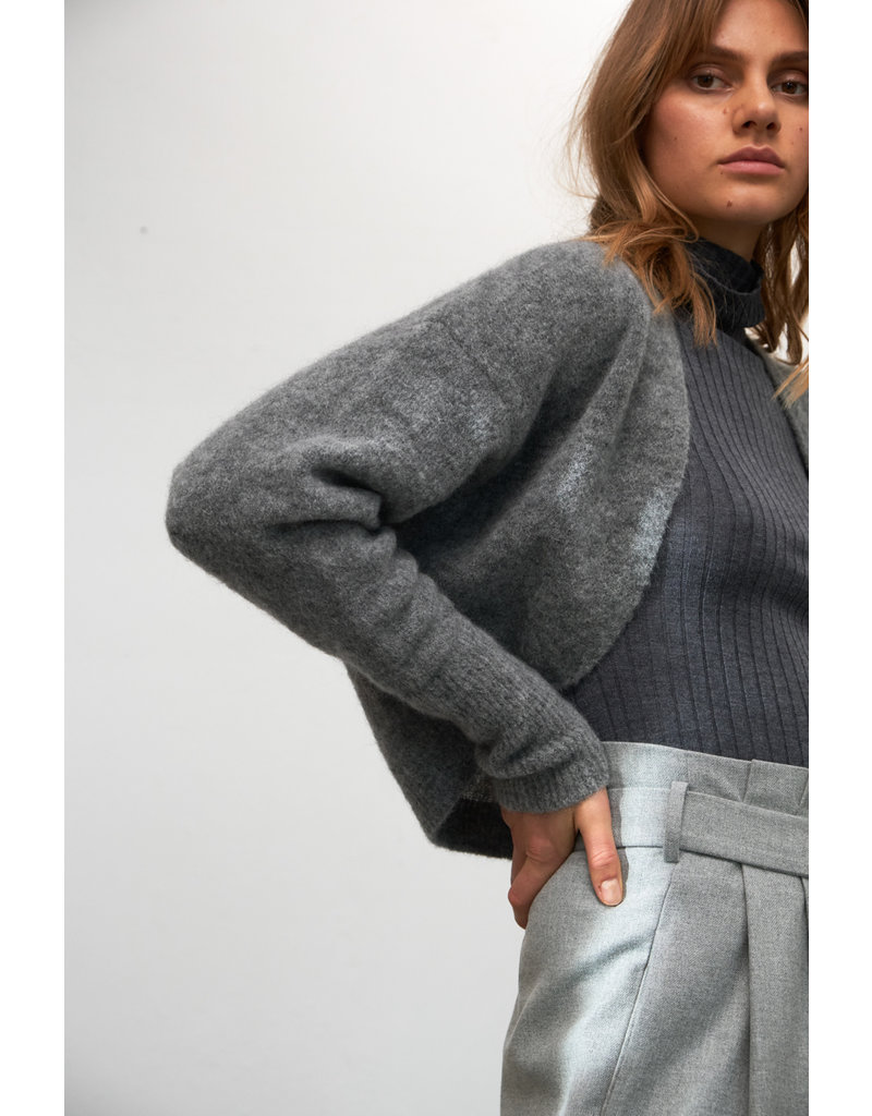 Zenggi SOFT MOHAIR SHRUG GREY