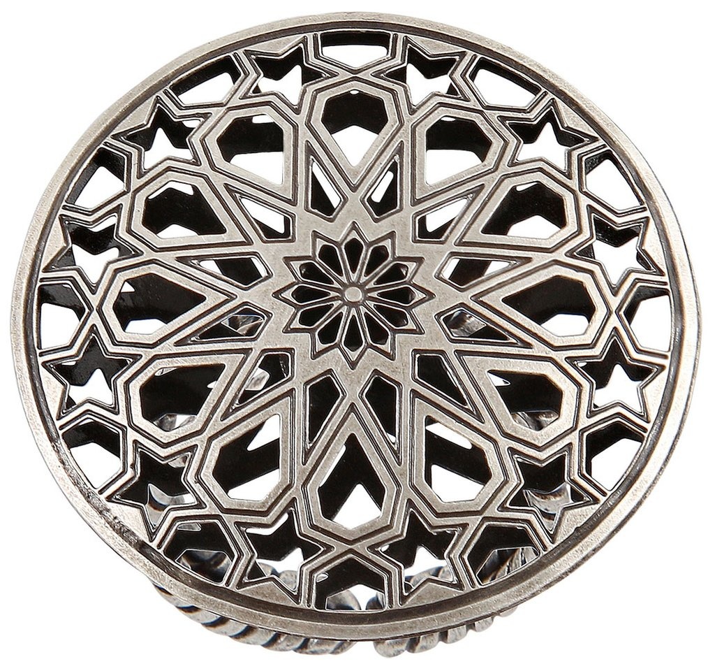 ring Shades of Light black size S antique silver Juwelen Blauw Diest