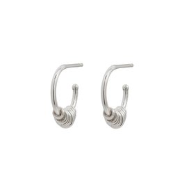 Wouters & Hendrix HOOP EARRINGS WITH A SERIES OF HOOPS