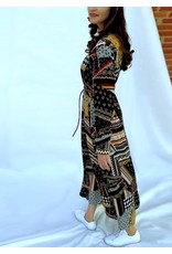 La Camicia Long dress with print
